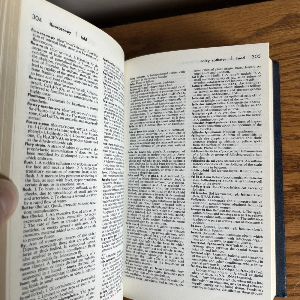 Blakiston's Pocket Medical Dictionary Third Edition Hardcover 1973
